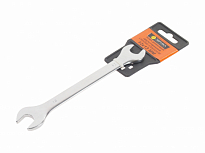 Ключ рожковый 12х13мм (Chrome vanadium) на держателе сатинированный ЭВРИКА 1/20